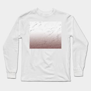 Cerise blush - marble glitter gradient Long Sleeve T-Shirt